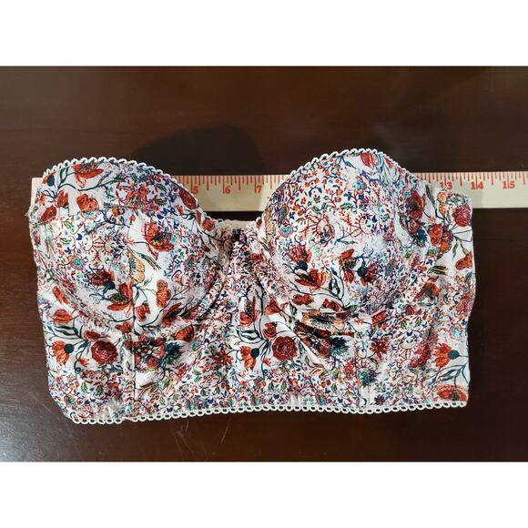 Victorias Secret Dream Angels Floral Bustier Corset Size 34D Romantic Going Out - Picture 14 of 15